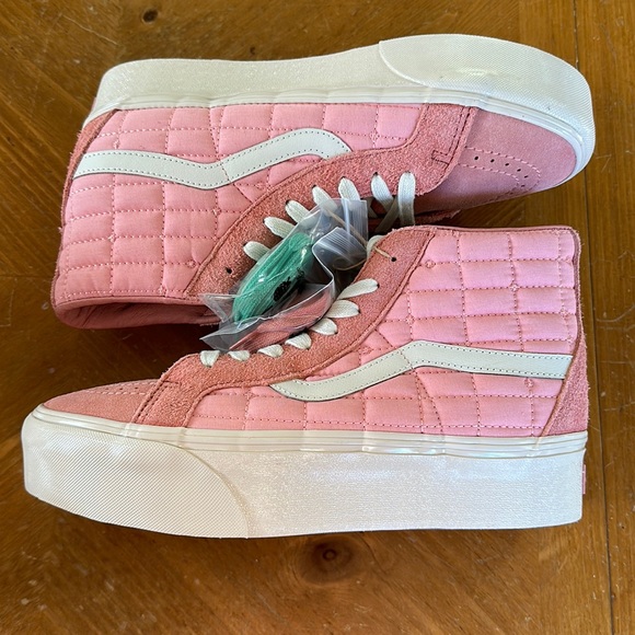 Vans Other - Men’s VANS Sneakers Sk8-Hi Reissue Platform LX Joe Freshgoods Coral Pink Size 10